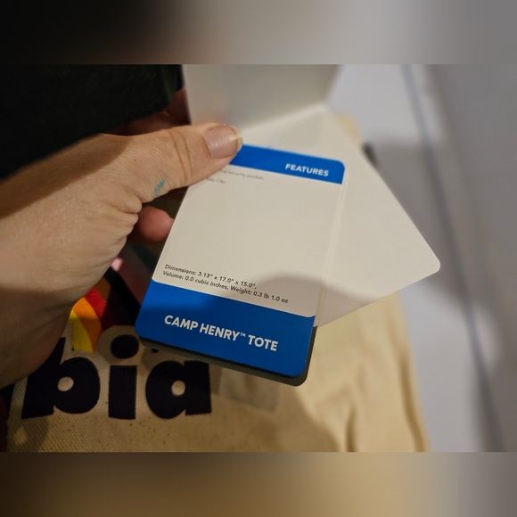 Columbia Canvas Tote Bag Pride Rainbow NWT - Picture 5 of 10